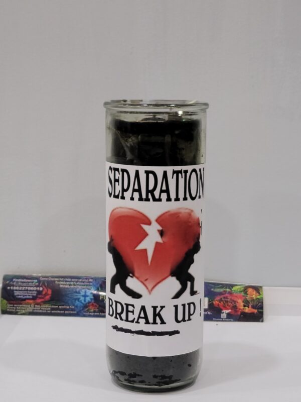 Separation break up candle