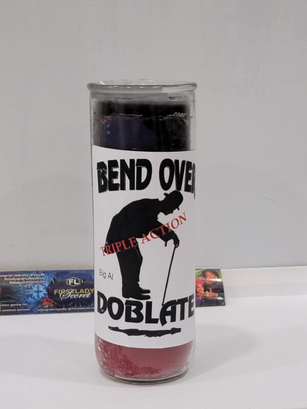 Bend over candle