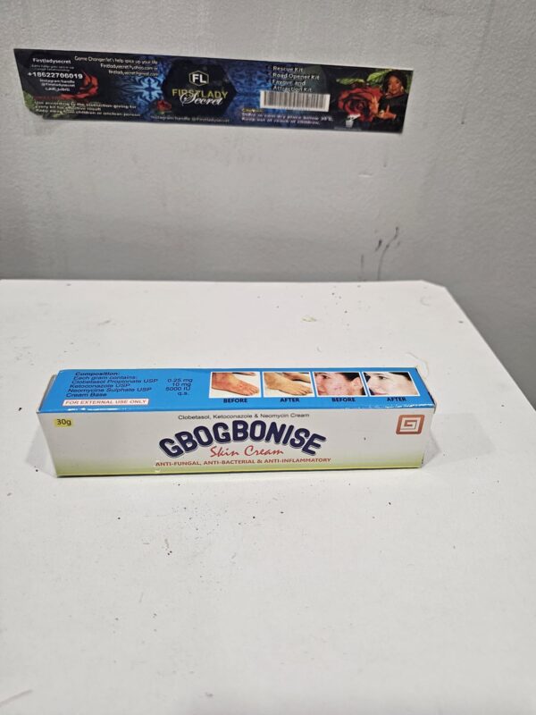 GBOGBONISE, SKIN CREAM (ANT-FUNGAL ANTI-BACTERIAL & ANTI-INFLAMMATORY)