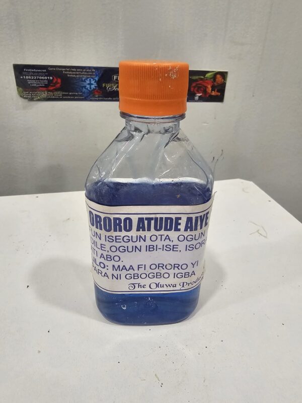 Ororo Atude Aiye (Oil for Peace and Stability in the World)