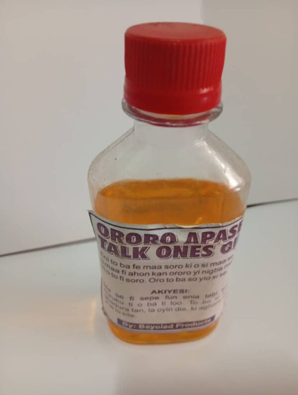 Ororo Apase (Talk & Command Oil)