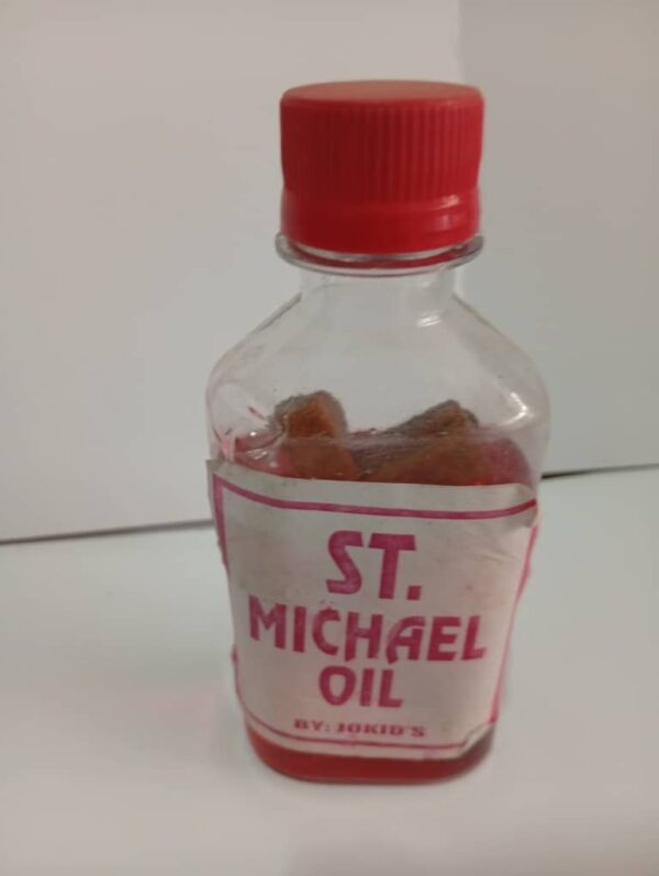 St. Michael Protection Cross Oil